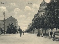 Križanje, Prilaz-Sveučilišni trg-Frankopanska ulica (danas Prilaz Gjure Deželića - Trg Republike Hrvatske - Frankopanska ulica), oko 1915. godine